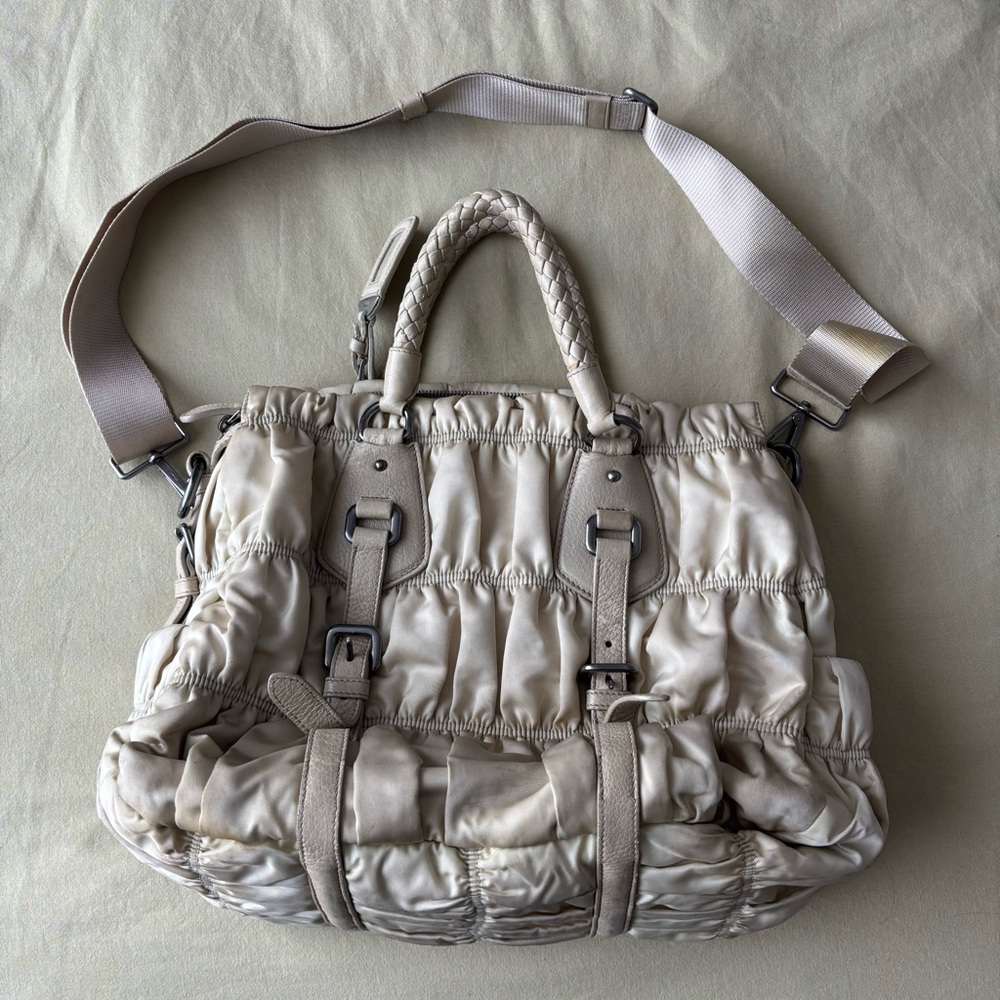 Prada Tessuto Gaufre Lavanda Tote Bag - Picture 2 of 9